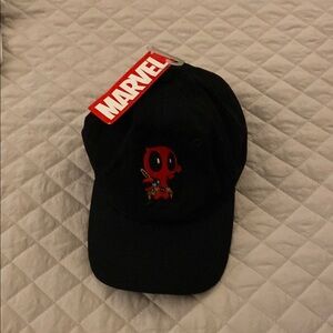 Marvel Black Deadpool Cap